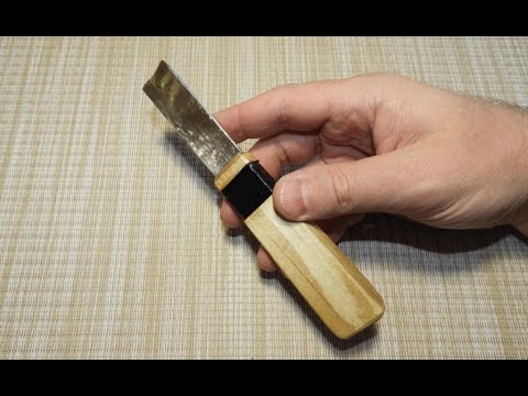 Видео: СТАМЕСКА ПОЛУКРУГЛАЯ ИЗ ПИЛЬНОГО ДИСКА / Cutters For Wood Carving