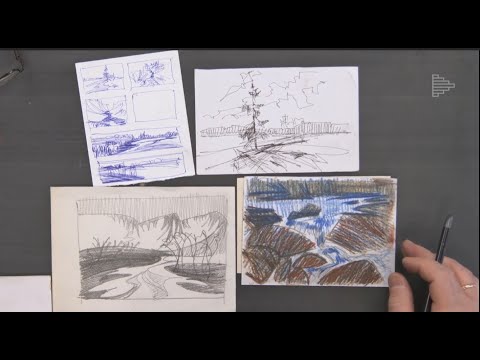 Видео: С чего начинается картина. Рассказывает художник Юрий Ломков