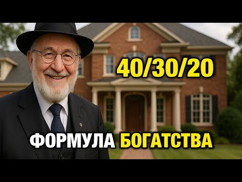 Видео: Это скрывают от людей! 40/30/20 — формула богатой жизни.