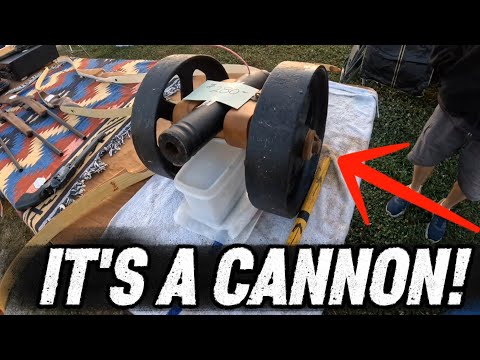 Видео: На БЛОШАРИНОМ РЫНКЕ была ПУШКА!