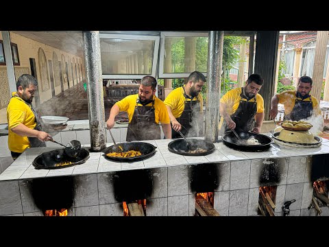 Видео: Шеф-повар ГОТОВИТ в 10 Казан СРАЗУ | Самый МОЩНЫЙ и ГОРЬКИЙ Вкус в Узбекистане | Узбекская кухня