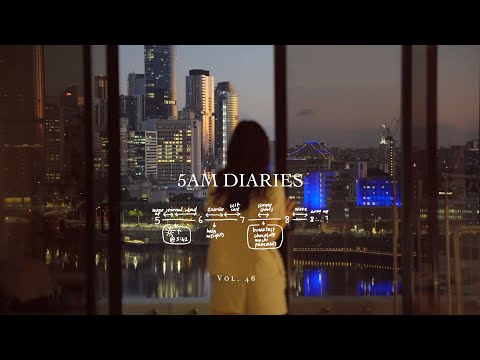 Видео: 5AM Diaries | Моя идеальная утренняя рутина | Шоколадные мочи-блины 🍡