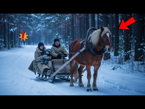 Видео: Конь почуял опасность раньше людей… и отвёл их от беды