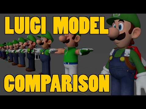 Видео: Решающее противостояние моделей Луиджи — Сколько трисов?