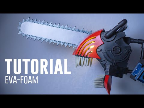 Видео: Руководство по созданию шлема бензопилы | Движущаяся челюсть и светящиеся глаза