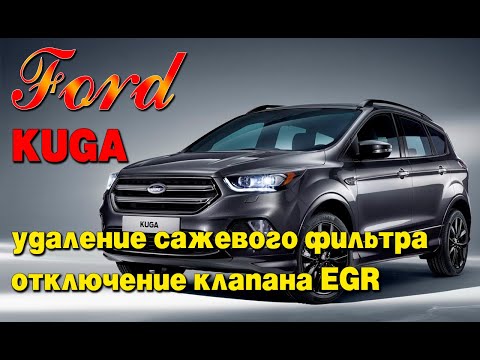 Видео: Ford Kuga 2.0 diesel: удаление сажевого фильтра (DPF), отключение клапана ЕГР