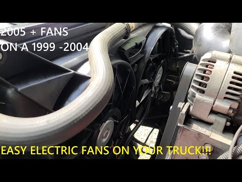 Видео: Как установить вентиляторы E-fans на Silverado/Sierra/Tahoe/Yukon/Suburban и т. д. 1999–2004 гг.