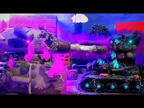 Видео: КВ 44 ПРОТИВ РАТТЕ (part 1) - МУЛЬТИКИ ПРО ТАНКИ ИЗ ПЛАСТИЛИНА