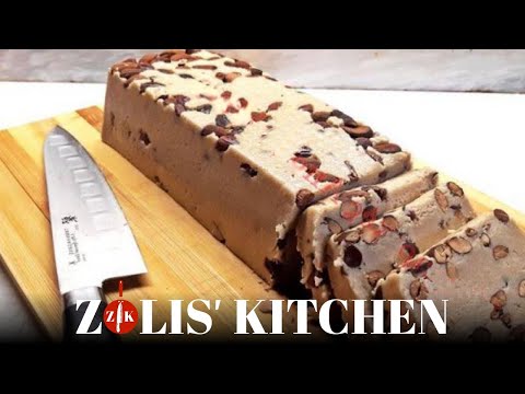 Видео: Традиционная греческая халва с тахини и жареным миндалем по веганскому рецепту