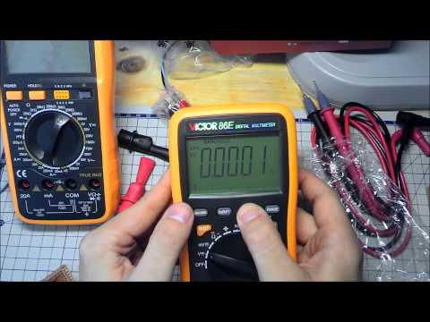 Видео: Обзор мультиметра Victor 86E Часть 1