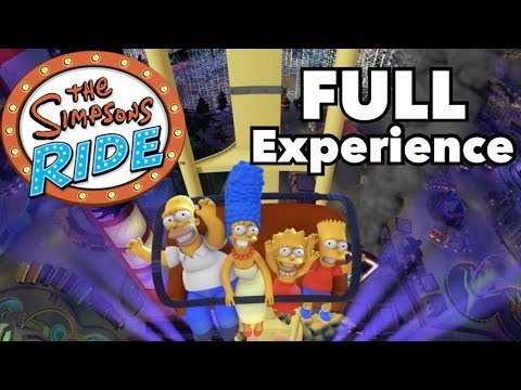 Видео: Simpsons Ride — полный спектр развлечений в Universal Studios Florida