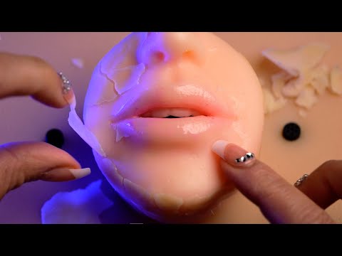 Видео: ASMR Эксфолиация сухой кожи🧼 Уход за кожей / Ролевая игра (Без разговоров)