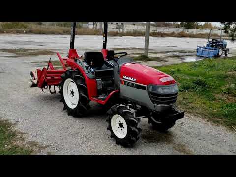 Видео: Обзор мини-трактора Yanmar AF17 4WD без наработки по РФ только с Японии