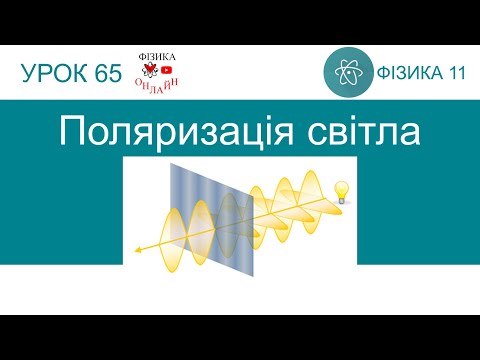 Видео: Фізика 11. Урок-презентація «Поляризація світла»