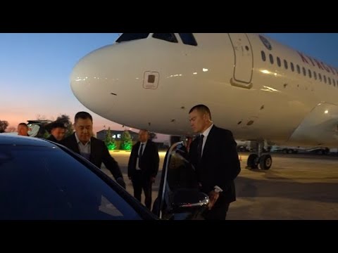 Видео: Садыр Жапаров лично проверил новую взлетную полосу аэропорта «Манас»