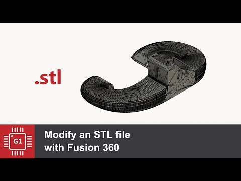 Видео: Редактирование STL модели во Fusion 360