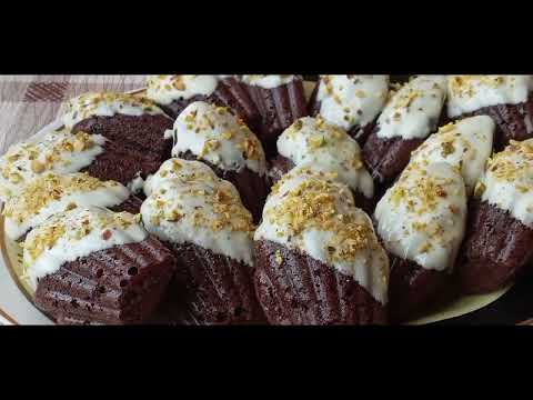 Видео: Шоколадное печенье "Мадлен".  Chocolate chip cookies "Madeleine".
