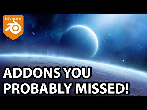 Видео: 6 потрясающих дополнений Blender для космических проектов