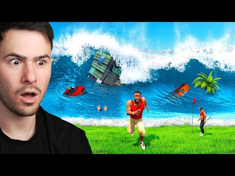 Видео: Цунами удари GTA 5🌊