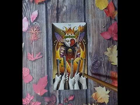 Видео: Для начинающих.Таро безумной луны.Шестерка Жезлов