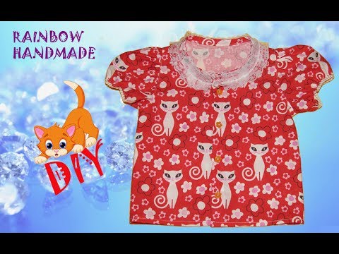 Видео: DIY: Летняя блузка для девочки. Раскрой/Blouse for girl