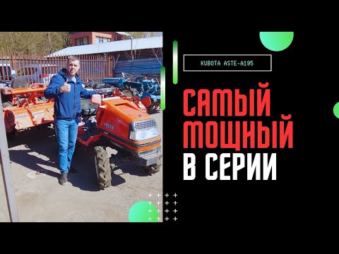 Видео: СИЛЬНЕЙШИЙ ИЗ СЕРИИ ASTE. KUBOTA A-195.