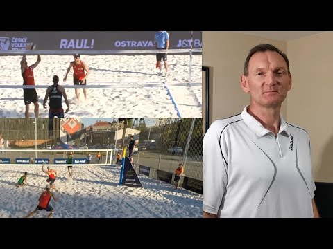 Видео: Как оттянуться в защиту в пляжном волейболе ?