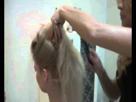 Видео: Alexandra Edelberg быстрая причёска 1.wmv