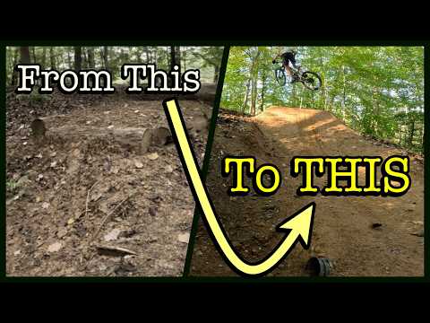 Видео: Возвращаем к жизни этот разрушенный горный велосипедный маршрут (часть 1)