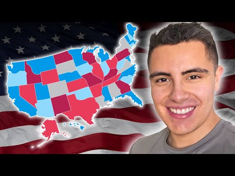 Видео: Все штаты США объяснены за 45 минут