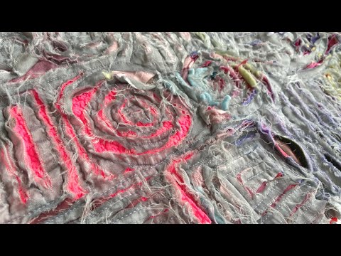 Видео: РАЗРЕЗАНИЕ ТКАНИ | Техника разрезания ткани | Переработка текстиля | Художественная студия Дидсбери