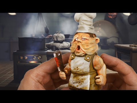 Видео: Как сделать фигурку повара из игры "Маленькие Kошмары" (Little Nightmares) 9/12