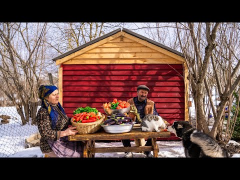 Видео: Красим наш Сарай и Готовим Салат из Овощей Длительного Хранения