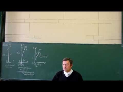 Видео: Сопротивление материалов. W-04 (устойчивость, точный метод, консольная стойка).