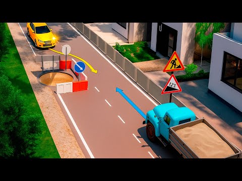 Видео: Кто уступит дорогу в показанной ситуации?