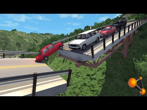 Видео: МОСТ ТРЕСНУЛ ПО ШВАМ! СМЕРТЕЛЬНАЯ ПЕРЕГРУЗКА | BeamNG.drive