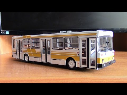 Видео: Обзор масштабной модели ЛиАз 5256 Classic Bus