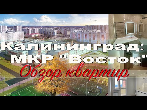 Видео: Калининград:  Мкр "Восток" Обзор квартир