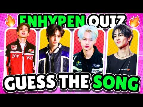 Видео: Угадай песню ENHYPEN с помощью случайного правила 🎶 | Викторина K-pop для ENGENES 💜 #enhypen