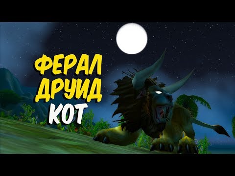 Видео: ФЕРАЛ ДРУИД КОТ в World of Warcraft Classic (Feral druid Cat)