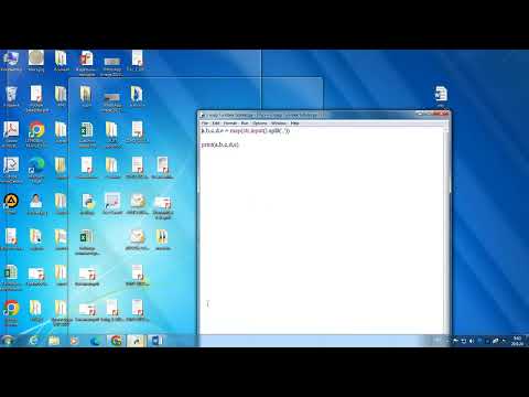 Видео: Python.  input print.  Айнымалы. Sabaq 2