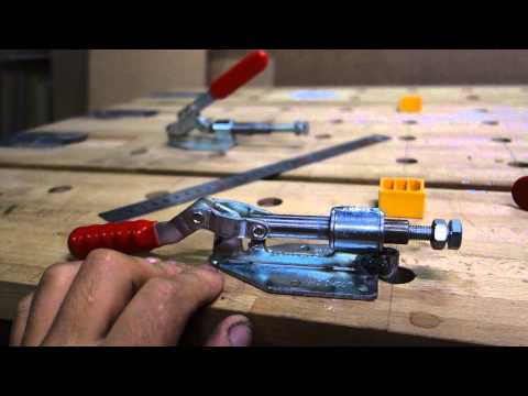 Видео: с миру по нитке 19 горизонтальный прижим в перфорированной столешнице