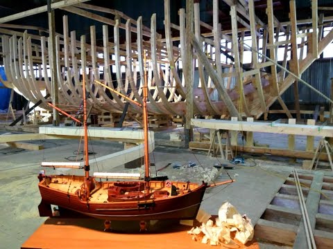 Видео: Проект строительства поморского коча в Архангельске