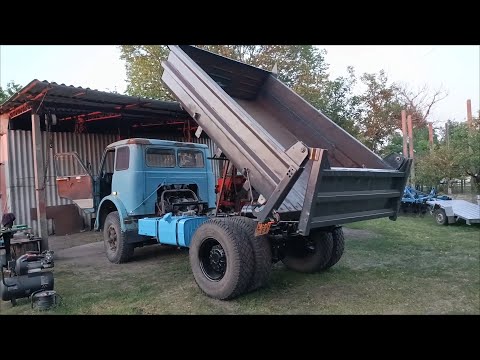 Видео: Маз готовий. Ремонт гідросистеми  і пневмосистеми Маз 5549.