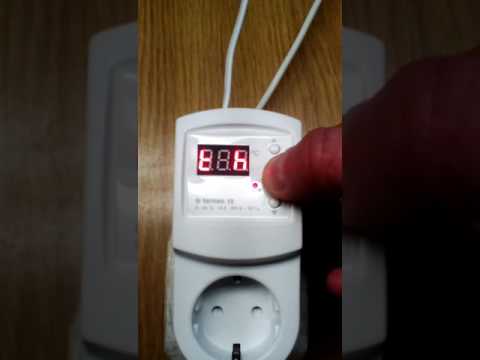Видео: Терморегулятор розеточный terneo rz