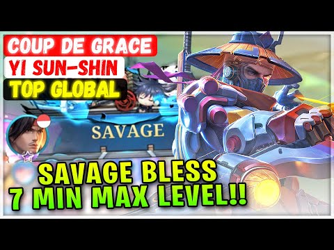 Видео: SAVAGE BLESS МАКСИМАЛЬНЫЙ УРОВЕНЬ 7 МИН.!! [Лучший игрок мира Ли Сун-Шин] Coup de Grace - Сборка ...