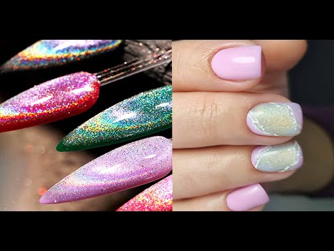 Видео: РАДУЖНЫЙ гель лак КОШАЧИЙ ГЛАЗ ❤ @BORNPRETTY