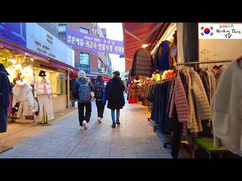 Видео: Пешком от Ёндо до Нампо-дон, Пусан, Корея [4K] Улица моды, мост Ёндо, рынок Кукче