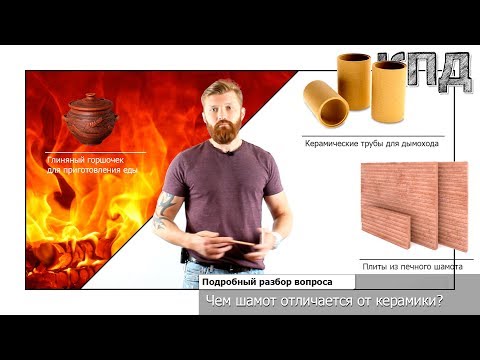 Видео: Чем шамот отличается от керамики? 0+