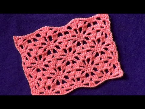Видео: Узор Ажурные квадраты